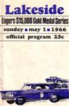 Programme cover of Lakeside International Raceway, 01/05/1966