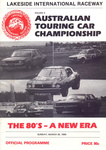 Programme cover of Lakeside International Raceway, 30/03/1980