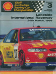 Programme cover of Lakeside International Raceway, 29/03/1998