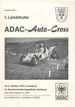 Programme cover of Landshut, 08/10/1972