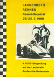 Programme cover of Langenberg Hill Climb, 29/09/1968