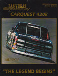 Programme cover of Las Vegas Motor Speedway, 02/11/1996