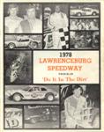 Programme cover of Lawrenceburg Speedway, 1978