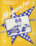 Programme cover of Lebanon Valley Speedway, 1976