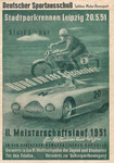 Programme cover of Leipzig Stadtpark, 20/05/1951