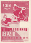 Programme cover of Leipzig Stadtpark, 05/06/1955