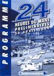 Programme cover of Circuit de la Sarthe, 30/04/2000