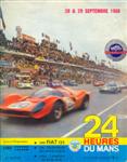 Programme cover of Circuit de la Sarthe, 29/09/1968