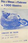 Programme cover of Bugatti Circuit, 21/05/1972