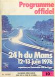 Programme cover of Circuit de la Sarthe, 13/06/1976