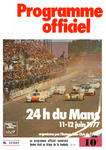 Programme cover of Circuit de la Sarthe, 12/06/1977