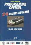 Programme cover of Circuit de la Sarthe, 12/06/1988