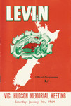 Programme cover of Levin Motor Racing Circuit, 04/01/1964