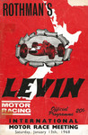 Programme cover of Levin Motor Racing Circuit, 13/01/1968