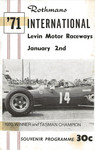 Programme cover of Levin Motor Racing Circuit, 02/01/1971