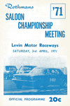 Programme cover of Levin Motor Racing Circuit, 03/04/1971
