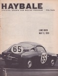 Programme cover of Lime Rock Park, 09/05/1959