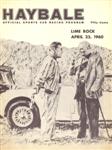 Programme cover of Lime Rock Park, 23/04/1960