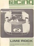 Programme cover of Lime Rock Park, 29/07/1967