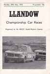 Programme cover of Llandow Circuit, 29/05/1972