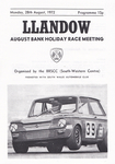 Programme cover of Llandow Circuit, 28/08/1972