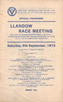 Programme cover of Llandow Circuit, 03/09/1973