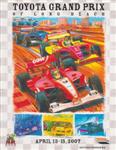 Programme cover of Long Beach Street Circuit, 15/04/2007
