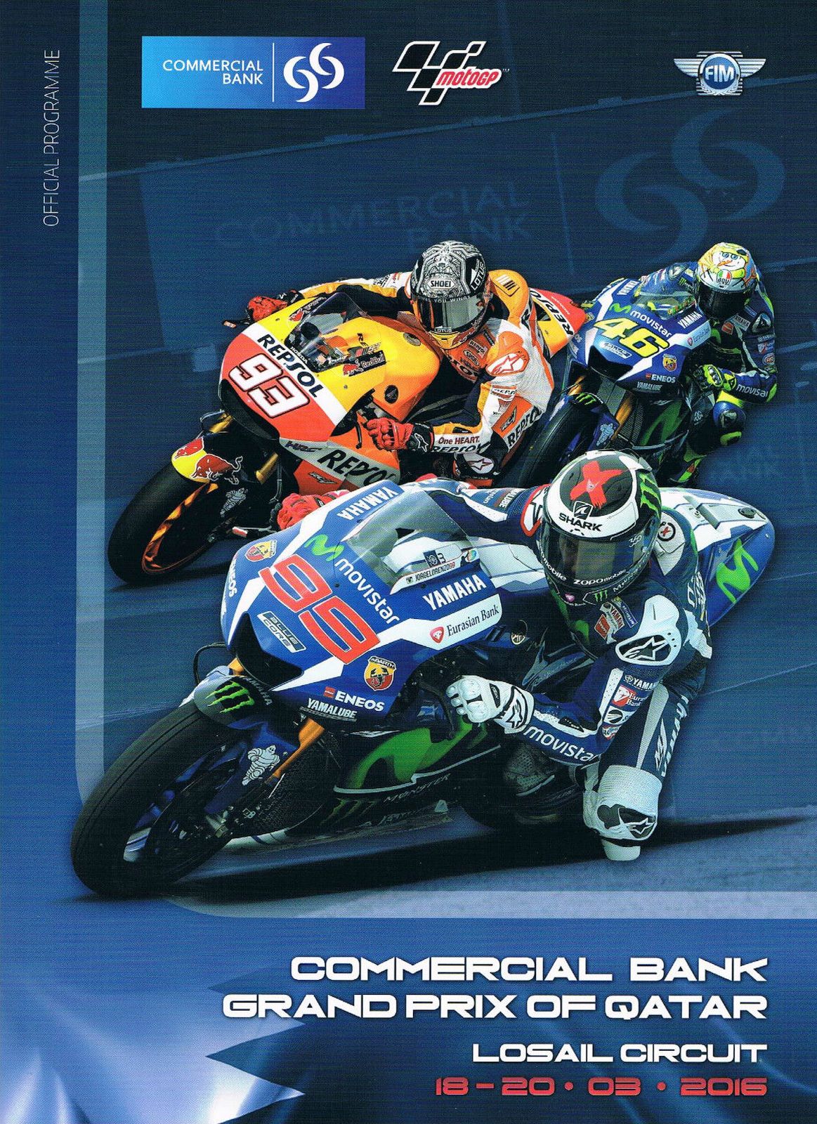 2016 MotoGP (FIM Grand Prix World Championship) Programmes | The Motor  Racing Programme Covers Project