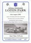 Programme cover of Loton Park Hill Climb, 11/08/2002