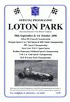 Programme cover of Loton Park Hill Climb, 01/10/2006