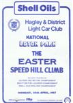 Programme cover of Loton Park Hill Climb, 20/04/1987