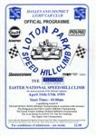Programme cover of Loton Park Hill Climb, 12/04/1993