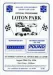 Programme cover of Loton Park Hill Climb, 21/08/1994