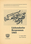 Programme cover of Lückendorf Hill Climb, 09/08/1964
