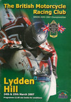 Programme cover of Lydden Hill Race Circuit, 25/03/2007