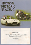 Programme cover of Lydden Hill Race Circuit, 31/08/2008