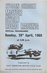 Programme cover of Lydden Hill Race Circuit, 28/04/1968