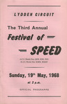 Programme cover of Lydden Hill Race Circuit, 19/05/1968