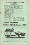Programme cover of Lydden Hill Race Circuit, 13/10/1968
