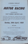 Programme cover of Lydden Hill Race Circuit, 20/04/1969