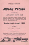 Programme cover of Lydden Hill Race Circuit, 24/08/1969