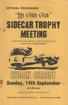 Programme cover of Lydden Hill Race Circuit, 14/09/1969