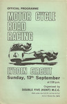 Programme cover of Lydden Hill Race Circuit, 13/09/1970