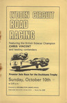 Programme cover of Lydden Hill Race Circuit, 10/10/1971