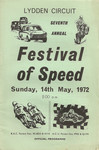 Programme cover of Lydden Hill Race Circuit, 14/05/1972
