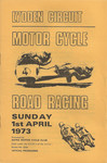 Programme cover of Lydden Hill Race Circuit, 01/04/1973