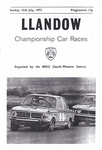 Programme cover of Lydden Hill Race Circuit, 15/07/1973