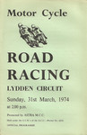 Programme cover of Lydden Hill Race Circuit, 31/03/1974