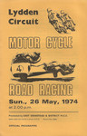Programme cover of Lydden Hill Race Circuit, 26/05/1974