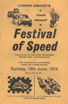 Programme cover of Lydden Hill Race Circuit, 16/06/1974